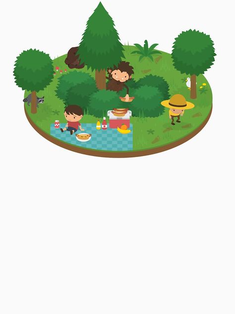 "Sneaky Sasquatch Floating Picnic" T-shirt by rac7games | Redbubble Sassy The Sasquatch Pfp, Sassy The Sasquatch Tattoo, Sassy The Sasquatch Wallpaper, Sneaky Sasquatch, Sasquatch Shirt, Picnic Essentials, Glossier Stickers, Floating, Mario Characters