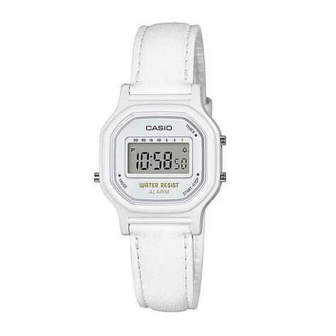 Casio Womens White Strap Watch-La11wl-7a Sky Watch, Eco Drive Watches, Small Watch, Rose Gold Quartz, White Watch, Crystal Watches, Analog Watch, Casual Watches, Stainless Steel Watch