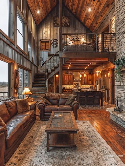 Stylish Barndominium Design Ideas for Your Dream Home - Puqqu Barnodium Homes, Converted Barn Homes, Magical House, Deer Camp, Barn House Design, Duck House, Barn Style House Plans, Love Decor, Dream Life House