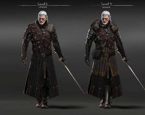 Bear Armor Upgrades The Witcher Armor Concept Art, Witcher Armour, The Witcher Concept Art, Witcher 3 Characters, Bear Armor, Witcher Armor, The Witcher Game, The Witcher Wild Hunt, The Witcher Geralt