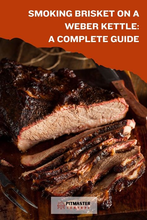 Learn how to smoke the perfect brisket on your Weber Kettle grill with this detailed guide. From choosing the right cut of meat to mastering the smoking process, we've got you covered. Impress your friends and family at your next BBQ with this mouthwatering recipe. Kettle Grill Recipes, Weber Grill Recipes, Webber Grill, Weber Kettle Grill, Texas Smoked Brisket, Brisket Flat, Brisket Recipes Smoked, Tender Brisket, Weber Charcoal Grill