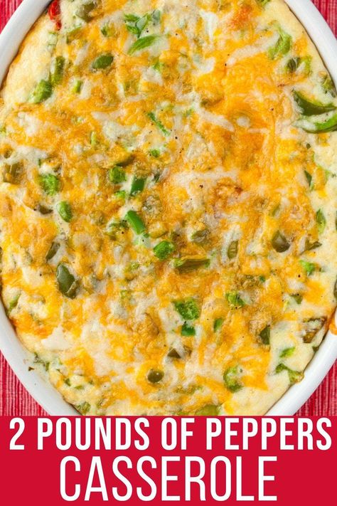 Green Bell Pepper Recipes, Green Pepper Casserole, Spinach Cream Cheese, Cream Cheese Stuffed Peppers, Green Pepper Recipes, Vegetarian Side Dish, Pepper Casserole, Stuffed Pepper Casserole, Cheese Bake