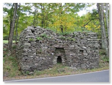 History of lime kilns in Monroe County | Local History Articles | Monroe County Historical Association History Articles, Monroe County, Farm Field, Flat Stone, Small Doors, Kiln, Local History, Agriculture, The Rock