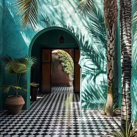 Le Palais Bleu A Moroccan Riad in shades of Blue 🔵 architectural & Interior concept for a Marrakech Palace #morocco #riad #marrakech… | Instagram Marrakech Palace, Morocco Riad, Riads In Marrakech, Moroccan Riad, Riad Marrakech, House Villa, Architectural Interior, Deco Decor, Interior Concept