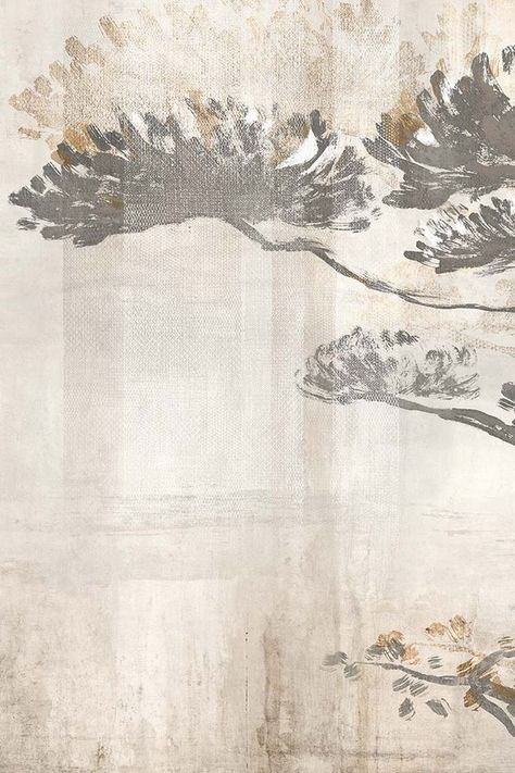 When Japanese and Scandinavian cultures meet, a brand new style emerges. It's Japandi. "Igen" is the first of six new wallpaper designs that further enrich Tecnografica's Japandi Collection. #wallpaper #cartadaparati #design #architecture #interiordesign #designer #homedecor #interiors #wall #madeinitaly #Japandi #Igen #newdesigns #japan #scandinavia #orientalstyle #scandinavianstyle #minimalistdesign #minimalism #minimalist #orientalwallpaper #japanesewallpaper #nordicstyle #handdrawn #bonsai Wall Paper Textures, Japandi Artwork, Japandi Wallpaper, Japan Interior Design, Print Scarf Design, Japan Interior, Tea Lounge, Look Wallpaper, Behind Blue Eyes