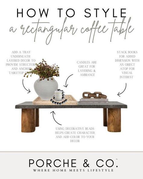 Coffee Table Styling Rectangular, Coffee Table Centerpiece Ideas, Round Coffee Table Styling, Coffee Table Arrangements, Table Centerpiece Ideas, Coffee Table Style, Coffee Table Centerpiece, Coffee Table Decor Living Room, Table Centerpieces For Home