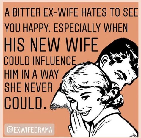 High Conflict Bio Mom, Ex Wife Quotes, Bitter People Quotes, Ex Humor, Bitter Ex, Stepmom Quotes, Jealous Ex, Step Mom Quotes, Baby Mama Drama