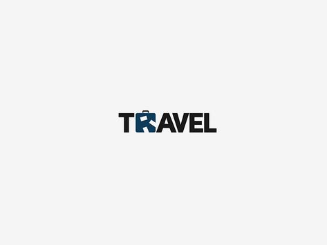 Travel - #verbicon by Ahmet Bahadır Öcal Travel Logo Design Ideas, Travel Company Logo, Logo Airplane, Travel And Tours Logo, Trip Logo, Travel Typography, Travel Logos, Travel Logo Design, Travel Symbols