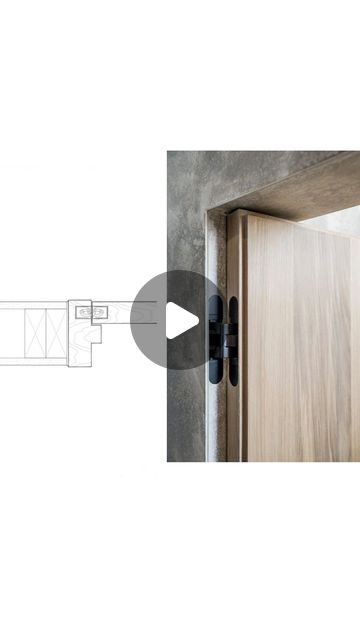 NIKO BY DESIGN on Instagram: "Concealed door hinges 🤌🏼" Concealed Door Design, Door Hinges Interior, Concealed Door Hinges, Concealed Door, Invisible Hinges, Finish Carpentry, Door Jamb, Concealed Hinges, Ad Hoc