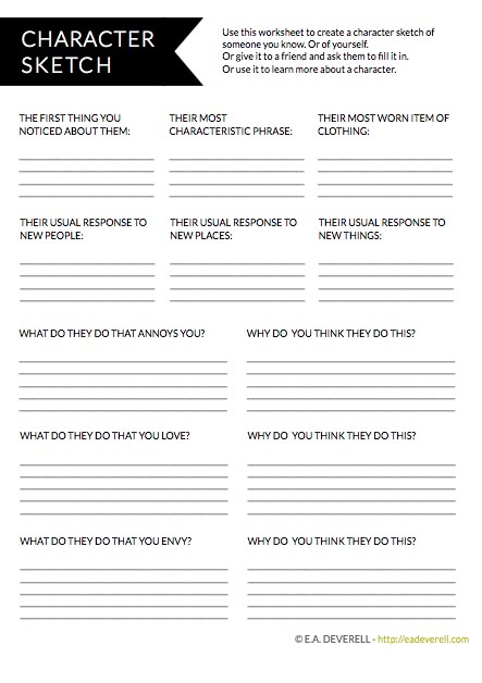 Character Sketch Writing Worksheet Character Sketch Writing, Creative Writing Worksheets, Writer Tips, Writing Blog, Creative Writing Tips, Writers Notebook, Writing Characters, Book Writing Tips, Writing Worksheets