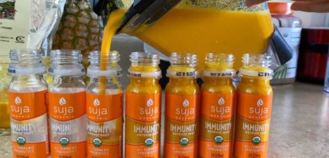 Drinks For Energy, Cayenne Pepper Recipes, Immunity Juice, Cayenne Pepper Benefits, Immunity Drink, Immunity Shots, Ginger Shot Recipe, Diy Juice, Turmeric Juice