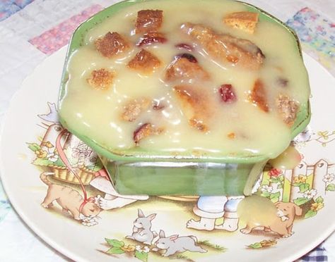 PEGGI'S BREAD PUDDING WITH LEMON SAUCE | Just A Pinch Recipes Bread Pudding With Lemon Sauce, Sauce For Bread Pudding, Lemon Sauce Recipe, Rice Puddings, Savory Cake, Cherry Bread, Bread Puddings, Leigh Ann, Leftover Bread