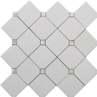 Backsplash Tiles & Shower Accent Tiles White Bathroom Shower Tile, Tiles For Kitchen Wall, Shower Accent Tile, How To Clean Stone, Shell Mosaic Tile, Square Mosaic Tile, Shell Tiles, Kitchen Reno Ideas, White Marble Tiles