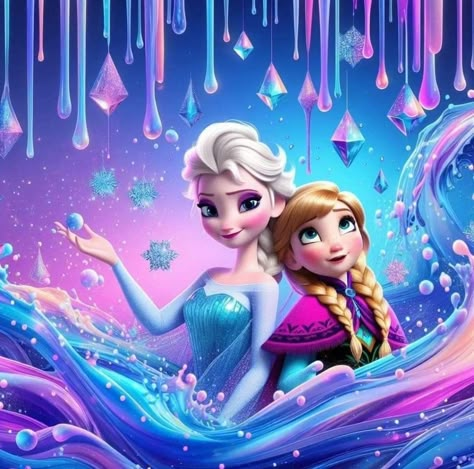 Frozen Pictures Printable, Frozen Sublimation Designs, Frozen Cartoon Characters, Frozen Background, Frozen Cartoon, Frozen Bubbles, Dibujos Toy Story, Bubble Pictures, Frozen Queen