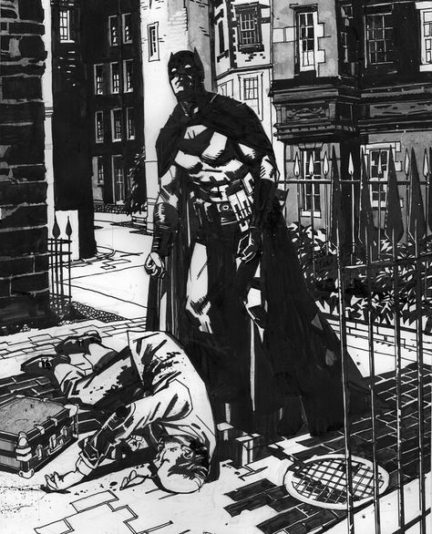 Batman Dc Comics, Batman Drawing, Best Comic Books, Batman Dc, Univers Dc, Black And White Artwork, Batman The Dark Knight, Comic Drawing, 캐릭터 드로잉