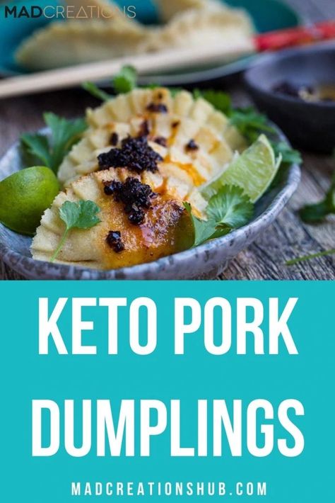 Keto Pork Mince Recipes, Keto Steamed Buns, Dumplings From Scratch Recipe, Keto Dumplings, Chinese Dumplings Recipe, Pork Dumplings Recipe, Gf Soup, Keto Chinese Food, Dumplings From Scratch