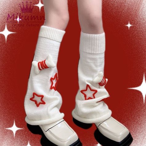 Smarter Shopping, Better Living! Aliexpress.com Star Leg Warmers, Leg Warmers Cute, Leg Warmer Socks, Warmer Socks, Harajuku Girls, Dark Academia Fashion, Academia Fashion, Japanese Harajuku, Harajuku Style