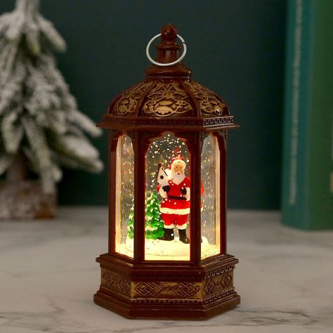 Christmas Music Box, Classic Christmas Decorations, Christmas Lantern, Green Color Schemes, Sparkling Lights, Holiday Magic, Holiday Wishes, Christmas Music, Winter Solstice