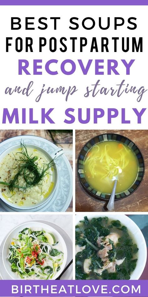 Postpartum Soup, Recipes For Breastfeeding Moms, Pregnancy Freezer Meals, Confinement Food, Healing Soup, Postpartum Diet, Breastfeeding Snacks, Diet Soup Recipes, Recovery Food