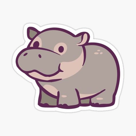 Hippo Tattoo Cute, Cartoon Hippo Cute, Cute Hippo Wallpaper, Hippo Drawing Cute, Cute Hippo Illustration, Easy Hippo Drawing, Cute Hippo Tattoo, Baby Hippo Drawing, Hippo Doodle