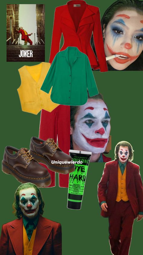 Joker Inspired Outfit, Joker 2019, Styling Gel, Inspo Outfit, Halloween Outfits, Outfit Inspirations, Halloween, Outfit Inspo, Hair