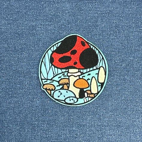 Forest Mushrooms, Size Comparison, Iron On Patch, Pants Jeans, Iron On Patches, Coupon Code, The Heat, Coupon Codes, Etsy Store