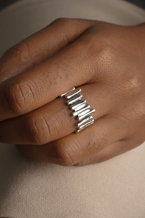 Elevate your style with our stunning sterling silver stacking rings, designed for the modern woman who loves versatile and timeless pieces. These chunky silver rings are perfect for mixing, matching, and layering, allowing you to create a unique look every time. Crafted from high-quality sterling silver, these rings boast a polished finish and are comfortable for everyday wear. Rings Thick, Chunky Silver Rings, Sterling Silver Stacking Rings, Jewelry Bridesmaid, Silver Stacking Rings, Chunky Rings, Layered Look, Bridesmaid Gift, Stacking Rings