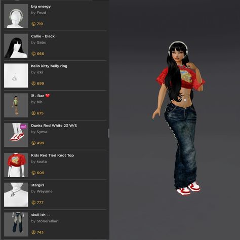 Cheap Imvu Outfits, Imvu Body, Imvu Clothes, Imvu Fits, Imvu Baddie, Imvu Outfits, Imvu Outfits Ideas Cute, Everskies Outfits, Aesthetic Clothing Stores