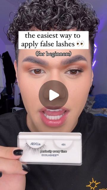 Kylee De Thier ✨ on Instagram: "how to apply false eyelashes 👀 for beginners, hooded eye friendly, in depth 🖤 #makeuptips #beautyhacks #makeuptutorial #makeup #beauty #nz" Natural False Eyelashes Look, How To Put On Fake Eyelashes Tutorial, How To Put Eyelash Extensions On, Easiest False Lashes To Apply, Applying Eyelashes For Beginners, Apply False Eyelashes Beginners, How To Apply Eyelash Clusters, How To Apply False Lashes For Beginners, Applying False Eyelashes Beginners