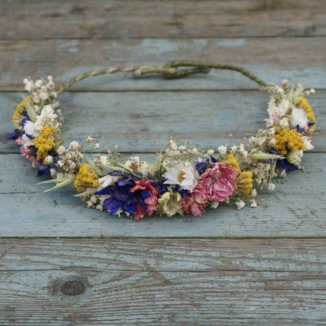 Hair Circlet, Hair Crown, Flower Company, Hippie Flowers, Flower Crown Wedding, Trendy Flowers, Bridesmaid Accessories, Wildflower Wedding, Wedding Crown