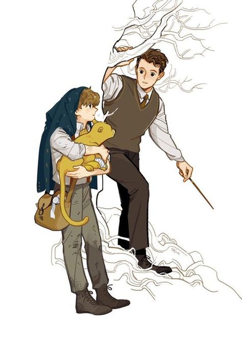 Newt X Theseus Fanart, Newt Theseus, Newt And Theseus Scamander Fanart, Newt X Theseus, Theseus Scamander Fanart, Theseus And Newt, Newt And Theseus Scamander, Newt Scamander Fanart, Newt Scamander Fan Art