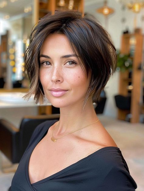 Short Haircuts for Oval Faces - Explore Top Styles Partial Highlight Short Hair, Hair Cuts Oval Face, Short Haircuts For Oval Faces, Lisa Rinna Haircut, Haircuts For Oval Faces, Feminine Short Hair, Long Face Haircuts, Short Shaggy Haircuts, Short Choppy Haircuts