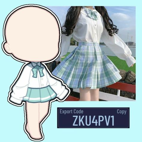 Outfit Gacha Club Girl, Gacha Club Outfit Ideas Aesthetic, Gacha Life Outfits Girls Ideas, Gacha Club Outfit Ideas Girl, Áo Blu, Outfit Gacha, Club Clothes, Gacha Clothes, Gacha Outfit