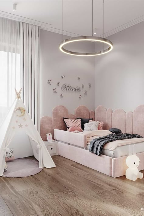 Kids Bedroom Ideas For Girls Toddler, Girl Room Inspiration, Toddler Bedroom Girl, Kids Room Interior Design, Modern Kids Bedroom, Toddler Girl Room, Kids Bedroom Inspiration, Kids Bedroom Designs