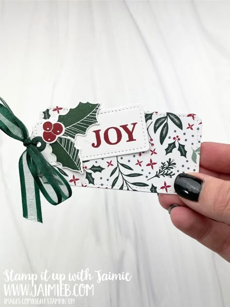 Stampin' Up! Tidings of Christmas Tags Stampin Up Christmas Gift Tags 2024, Stamping Up Christmas Gift Tags, Free Svg Christmas Tags, Su Christmas Gift Tags, Su Christmas Tags, Stampin Up Gift Tags Christmas, Stampin Up Christmas Gift Tags 2023, Handmade Gift Tags Christmas, Christmas Tags Stampin Up Ideas