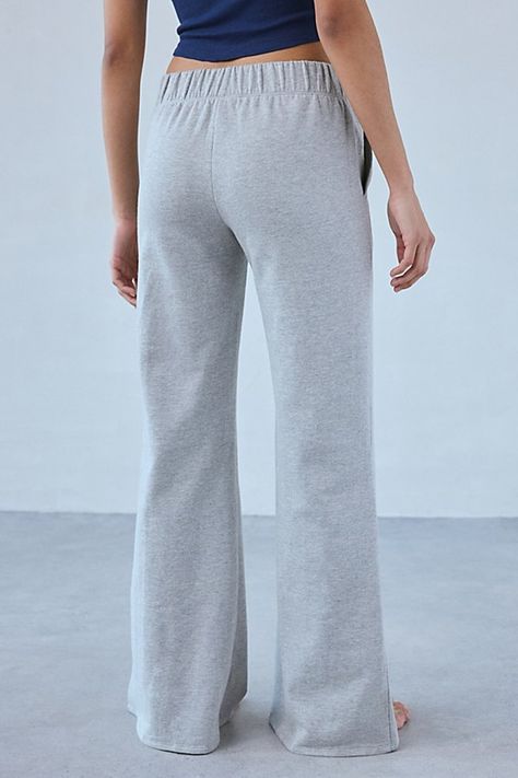 Wear your way, every day joggers from Out From Under. Ultra-soft low-rise sweatpants in an easy fit with a flare leg. Find them only at Urban Outfitters. Features Out From Under Lived In flare sweatpants Washed-soft knit flare sweatpants Low-rise lightweight joggers Easy relaxed fit Flare leg Side pockets Pull-on drawstring waist UO exclusive Content + Care 99% Cotton, 1% spandex Machine wash Imported Size + Fit This item runs small, size up for a looser fit Model in Grey is 5'8" and wearing siz Low Rise Sweatpants, Lightweight Joggers, Flare Sweatpants, Soft Knits, Drawstring Waist, Low Rise, Heather Grey, Fitness Models, Urban Outfitters