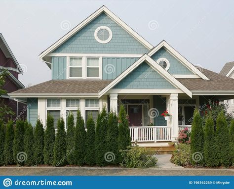 Siding Detail, Exterior Elevation, Green Exterior, Green Pastel, Roof Detail, British Columbia Canada, Exterior Siding, House Built, Pastel Green