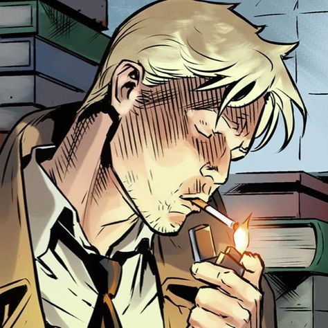 John Constantine Icon Comic, John Constantine Pfp, Dc John Constantine, John Constantine Art, John Constantine Icon, John Constantine Comic, Constantine Comic, Hellblazer Comic, Dc Pfp