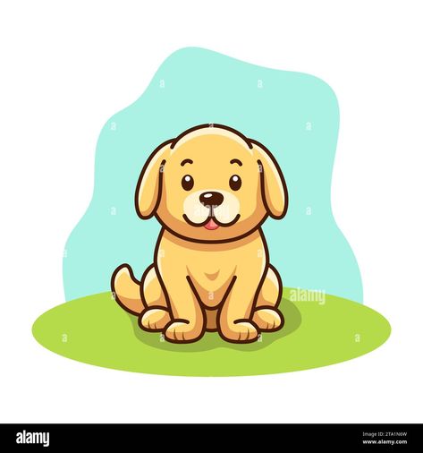 Dog cartoon drawing sitting vector hi-res stock photography and images - Alamy Dog Cartoon Drawing, Sitting Illustration, Drawing Sitting, Dog Design Art, Sitting Dog, Dog Cartoon, Cartoon Drawing, Dog Sitting, Cartoon Dog