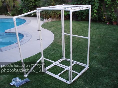 3/4 inch PVC Piping Chameleon Enclosure, Iguana Cage, Chameleon Care, Chameleon Cage, Diy Reptile, Diy Bird Cage, Chinchilla Cage, Squirrel Cage, Rabbit Cages