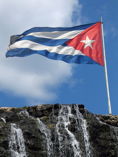 Cuban flag and cascade. Cuban flag waving against sky , #sponsored, #flag, #Cuban, #cascade, #sky, #waving #ad Cap Aesthetic, Cuban Flag, Cuba Flag, Cuban Culture, Airplane Fighter, Havana, Desktop Wallpaper, Cuba, Abstract Design