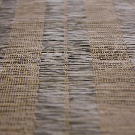 Walls Republic Grasscloth 32' x 36" Stripes Wallpaper Roll | Wayfair Grass Cloth Wallpaper Office, Printed Grasscloth Wallpaper, Grass Cloth Wallpaper Dining Room, Grasscloth Wallpaper Accent Wall, Grasscloth Wallpaper Dining Room, Grass Cloth Wallpaper, Asian Bedroom, Cloth Wallpaper, Embossed Wallpaper