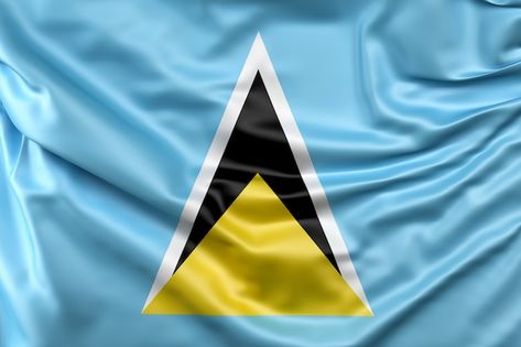 Flag of saint lucia | Free Photo #Freepik #freephoto #american-flag #blue-flag #satin #satin-background Satin Illustration, St Lucia Flag, Saint Lucia, Flag Photo, Texture Background, St Lucia, Aesthetic Iphone Wallpaper, Free Photo, Free Photos