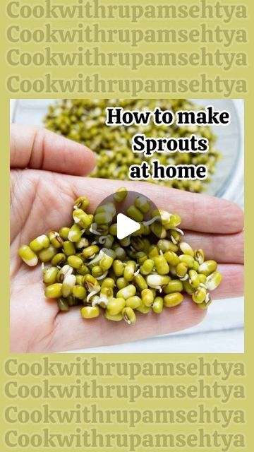 Rupam Sehtya on Instagram: "Homemade Sprouts Are you looking to add a healthy boost to your meals? Why not try making your own sprouts at home! Making sprouts at home is not only cost-effective but also allows you to have full control over the growing process. Give it a try and let us know how it goes! 🌱💚 #HomemadeSprouts #HealthyLiving #DIYNutrition #GrowYourOwn #NutrientPackedGoodness #instaatrending🔥 #reelsinstagram #trendinhnow #sprouts #moongsprouts #moongdal #trendingfoodreels" How To Sprout Oats, How To Make Sprouts At Home, How To Cook Sprouts, Making Sprouts At Home, Sprouted Moong Salad, How To Make Sprouts, Grow Your Own, Sprouts, Healthy Living