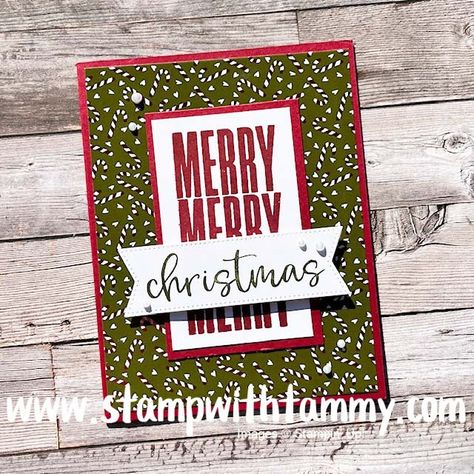 More Wishes for Ink.Stamp.Share - Tammy K. Fite, Stampin' Up! Demonstrator More Wishes Stampin Up Cards, Stampin Up Festive Words, Stampin Up More Wishes, Stampin Up Decorated With Happiness, Send Christmas Cards, Stampin Up Christmas Cards, Cards Scrapbooking, Stampin Up Christmas, Stamping Ideas