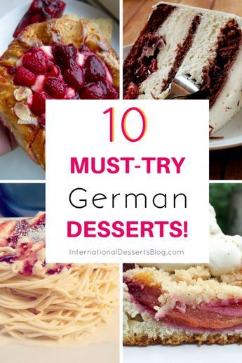 I can't wait to try these traditional German desserts! #germanfood #desserts #dessertstomake #germany German Deserts, German Sweets, Traditional German Desserts, German Pastries, Easy German Recipes, German Party, Traditional German Food, German Food Authentic, German Cooking