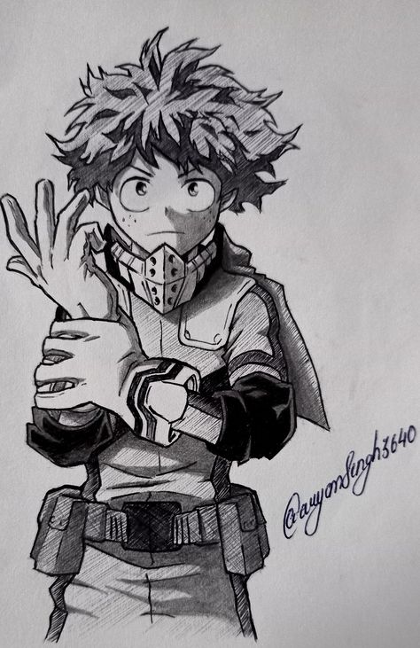 Mha Deku Sketch, Deku Drawing Pencil, Midoriya Izuku Drawing, Deku Art Sketch, Deku Drawing Sketch, Izuku Midoriya Sketch, Midoriya Sketch, Izuku Midoriya Drawing, Deku Sketch