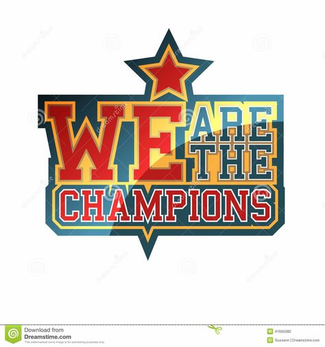 We Are The Champions, Art Clipart, Arizona Logo, Vector Art, Stock Vector, Clip Art, ? Logo, Sports, Quick Saves