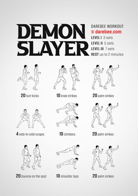 How To Train Like A Demon Slayer, Mha Workout Exercises, Killua Workout Routine, Inosuke Workout Routine, Demon Slayer Exercise, Mikasa Ackerman Workout Routine, Hashira Workout, Deku Workout Routine, Anime Work Out