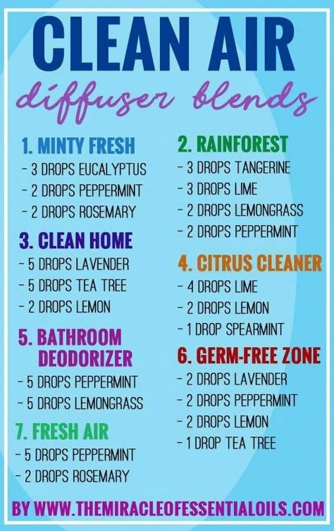 Air Diffuser Blends, Clean Air Diffuser Blend, Săpunuri Handmade, Essential Oil Combinations, Soya Mumu, Air Diffuser, Doterra Essential Oils Recipes, Essential Oil Diffuser Blends Recipes, Young Living Essential Oils Recipes